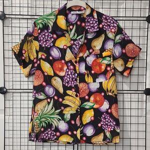 Vintage Vibrant Anne Klein ll Linen Blouse.